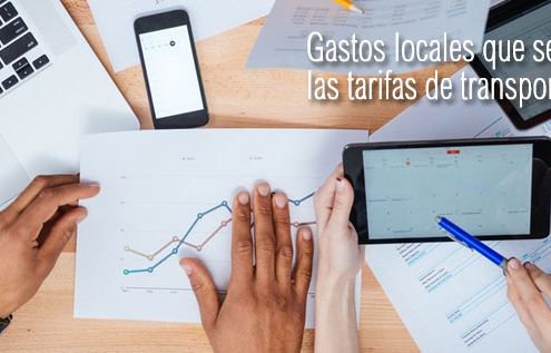 Tarifas de transporte marítimo. Gastos locales